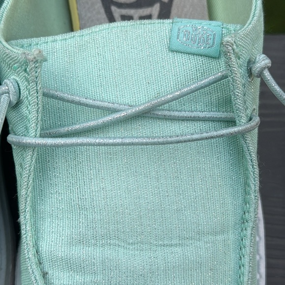 Hey Dude Girls Wendy Glitter Shoes (Color: Moon Stone)(Size: Y5 or L6) EUC - Picture 13 of 14